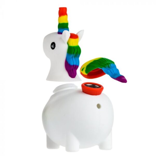 PieceMaker Unikorn Silicone Rainbow Bong - Image 3
