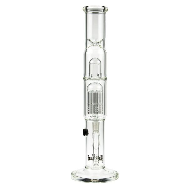 Black Leaf - ELITE Cylinder 6-arm Perc Bong with Carb Hole - Image 4